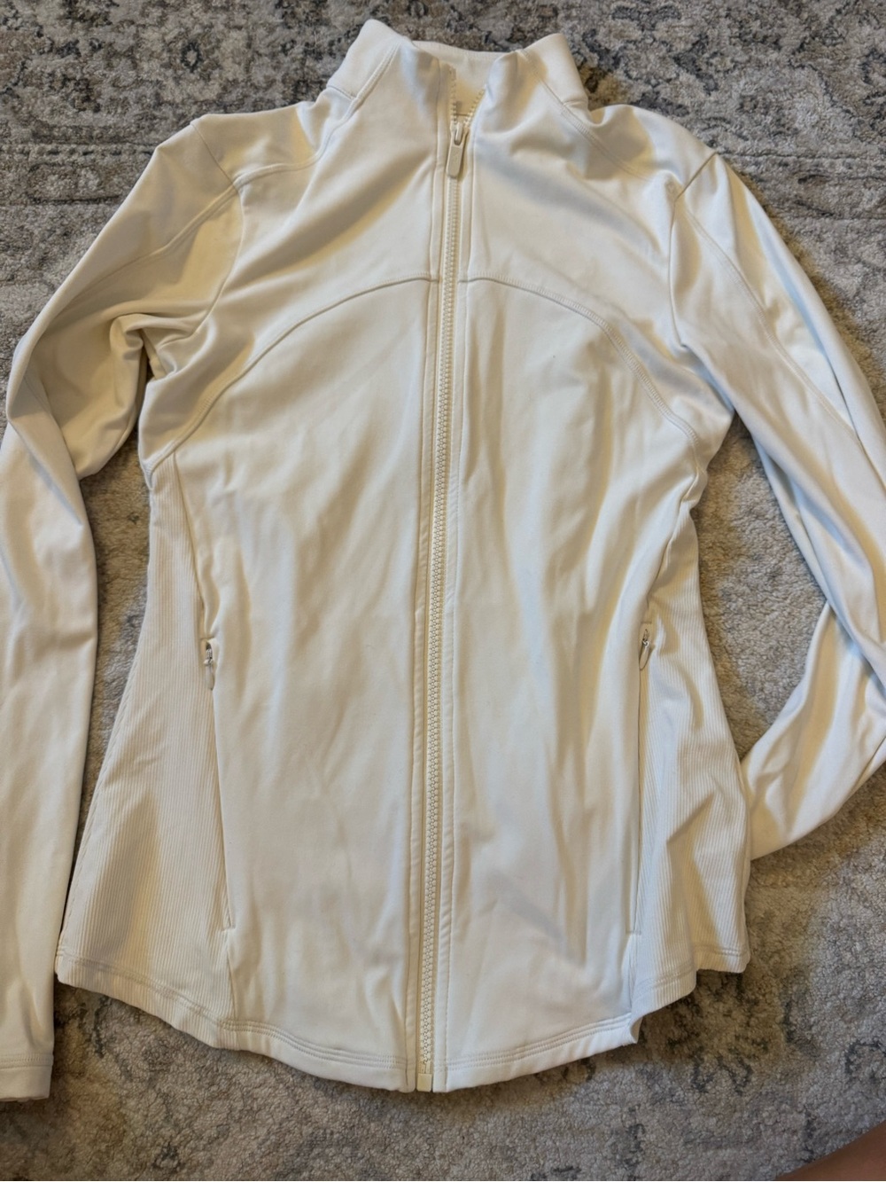 Women's Zip-Front Active Jacket Ivory